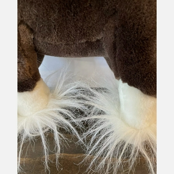 Gund “Dale” Clydesdale Firm Plush Horse Stuffed Animal Realistic Toy Brown White - Picture 6 of 11